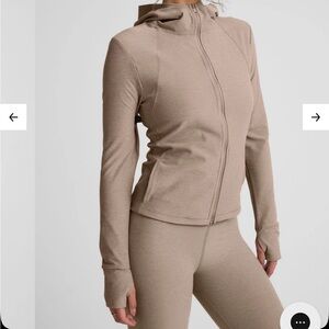 Beyond Yoga Spacedye High Energy Hoodie birch Heather